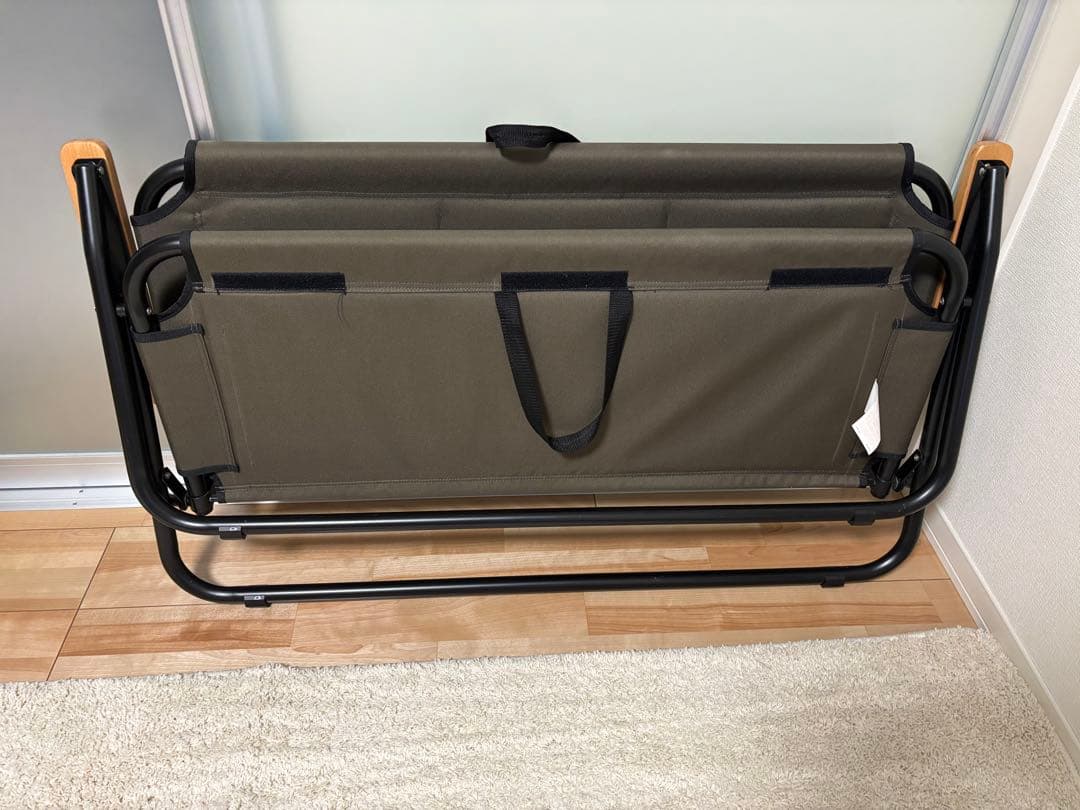 送料込　ロゴス　2人用　キャンプチェアグリーン