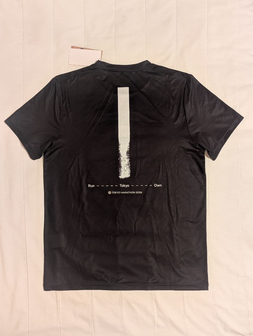 【新品未使用】東京マラソン2026 ASICS シグネチャーTシャツ 海外M