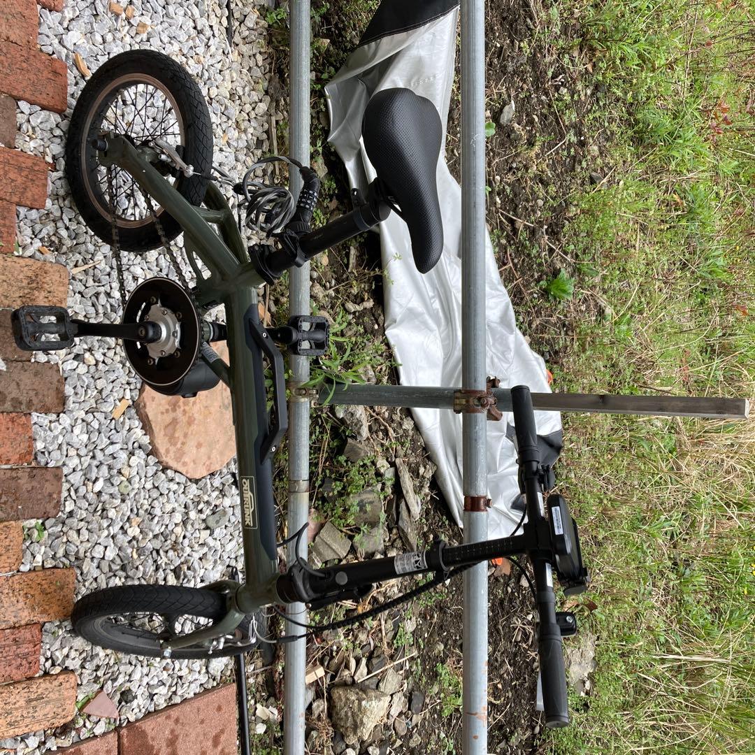 折りたたみ電動アシスト自転車　OUTRUNK eアウトランク