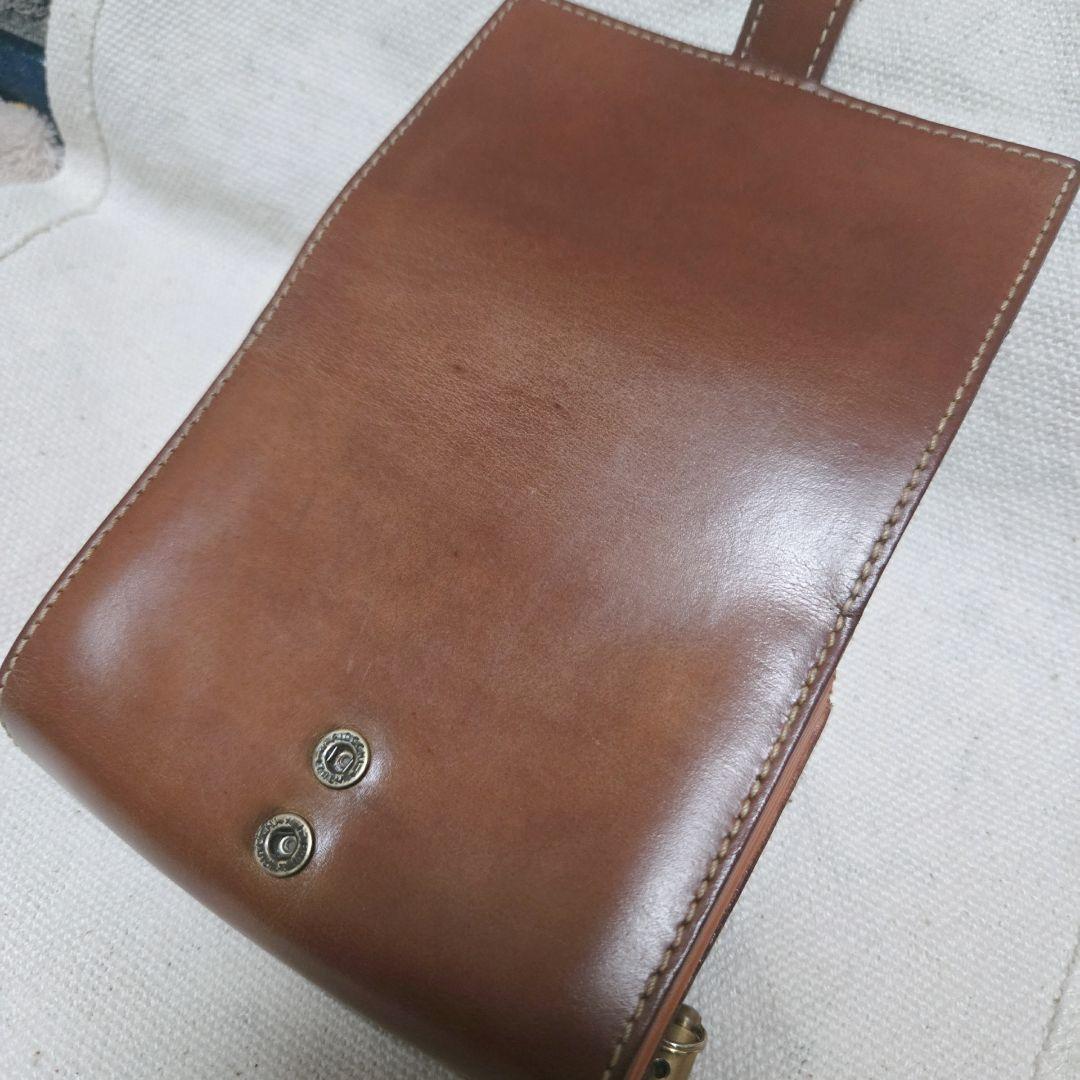 美品✨フェリージ コロコロ 3500 ブラウン 二つ折り財布