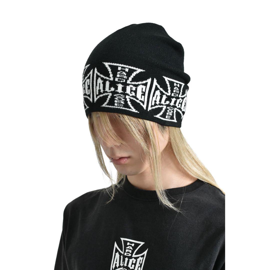 帽子 ALICE HOLLYWOOD JACUARD CHOPPER BEANIE