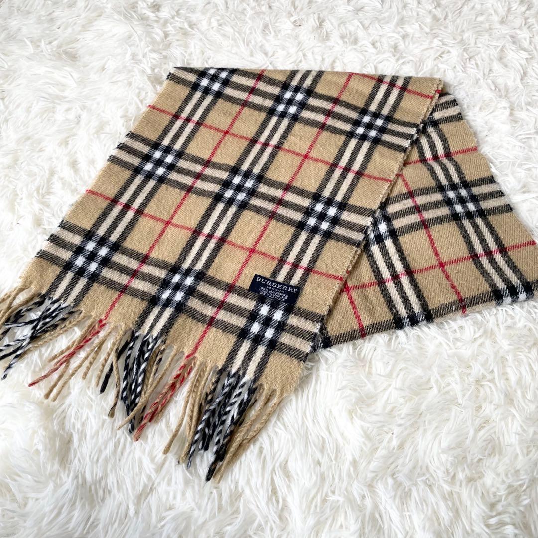 【ヤチちゃん 】BURBERRY LONDON ノバチェック マフラー