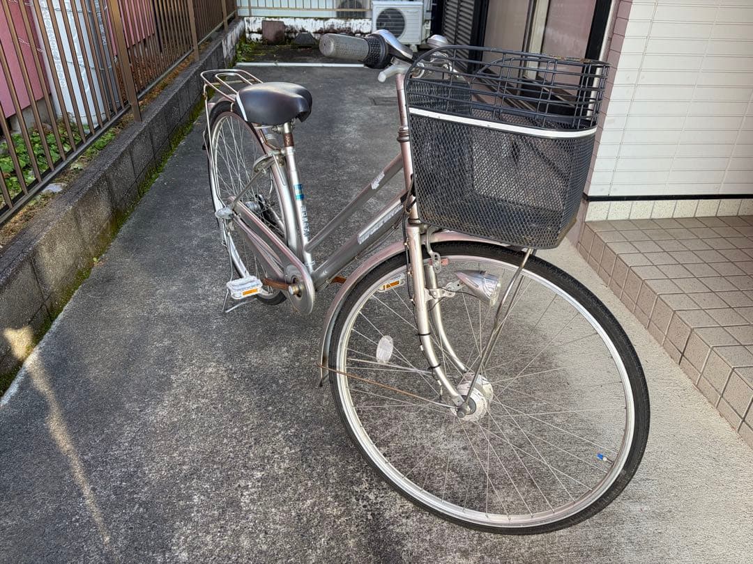 シルバーシティサイクル 前カゴ付き　27インチ　3段ギア　引取り限定　静岡県西部