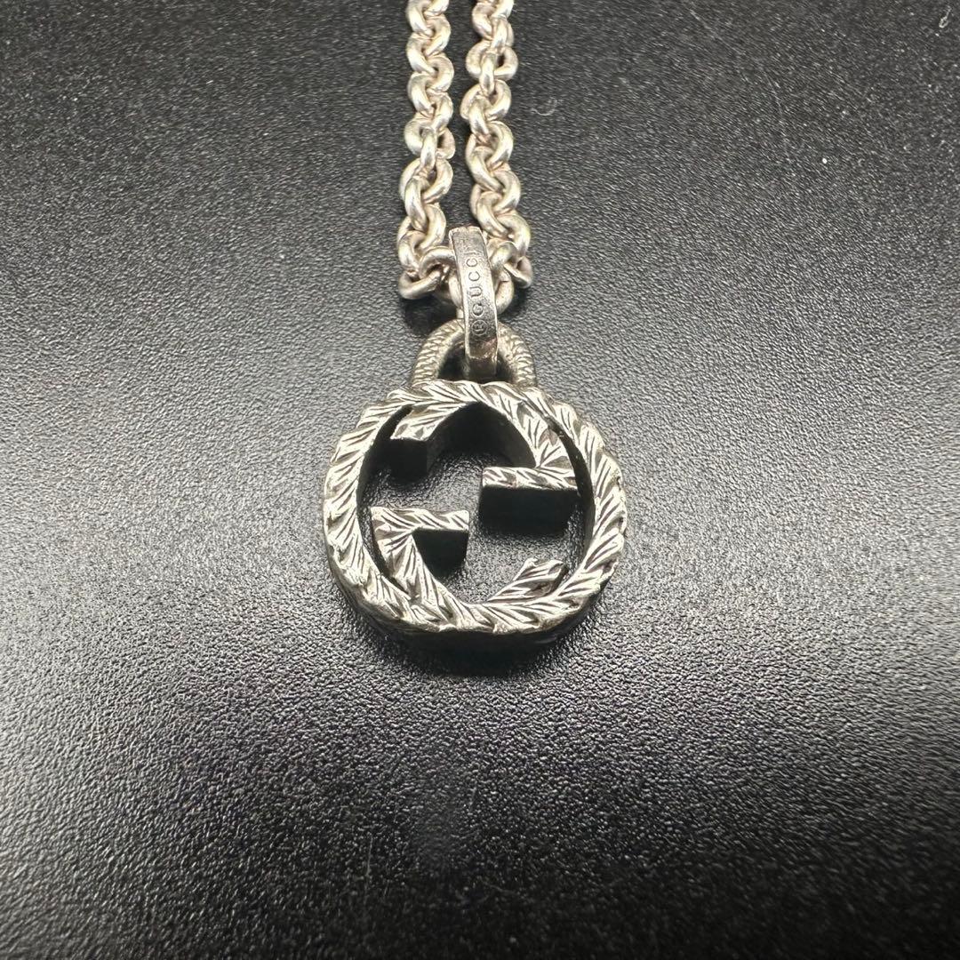 美品✨　GUCCI　グッチ　ネックレス　アラベスク　インターロッキング　1686
