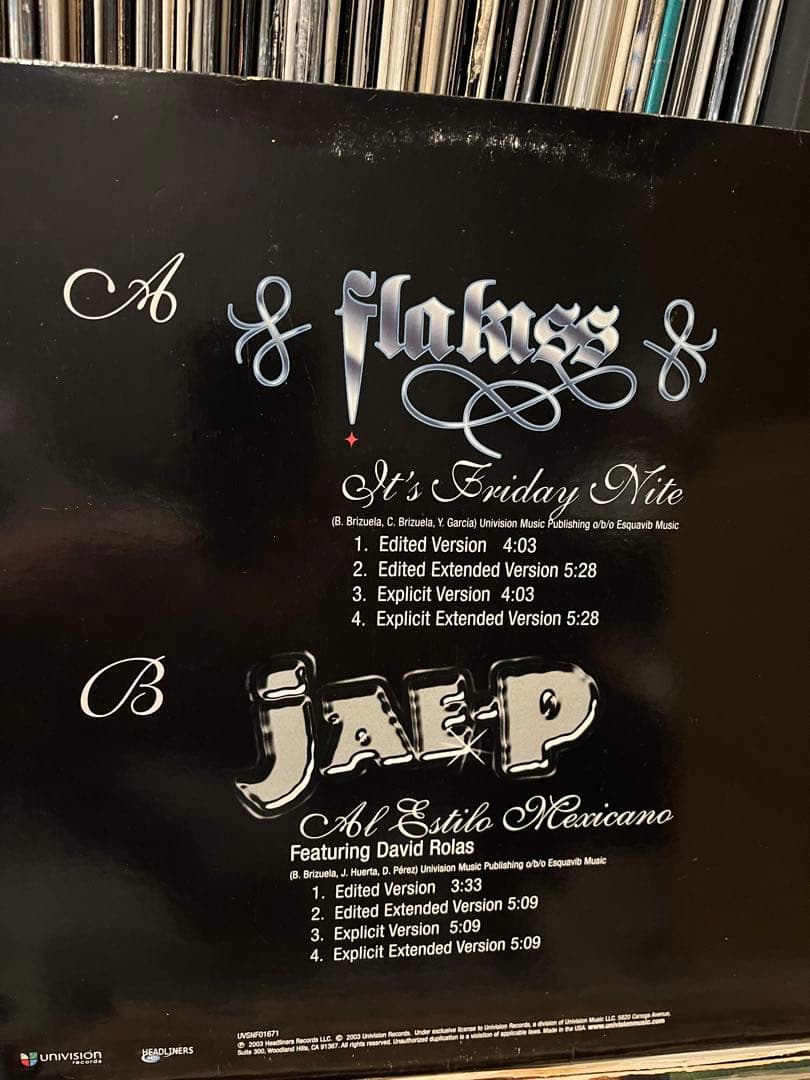 洋楽 G-RAP FLAKISS&JAE-P