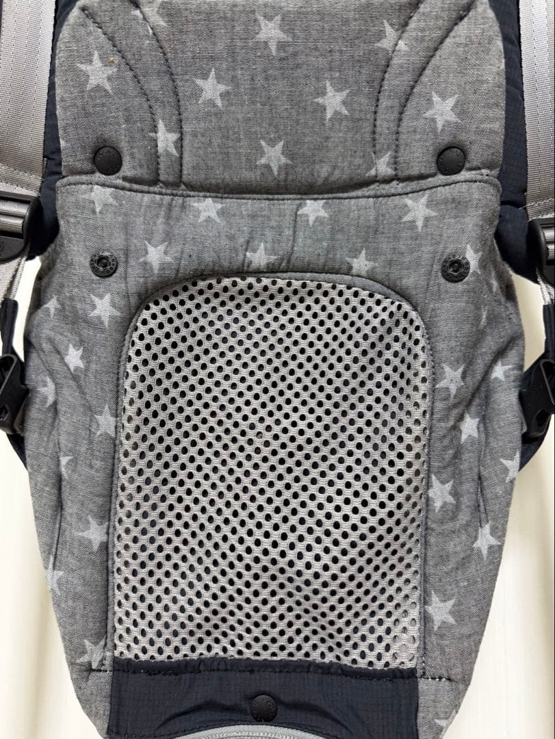 値下【美品】POGNAE×ミキハウス　ポグネー　抱っこ紐　ベビーキャリア　星柄