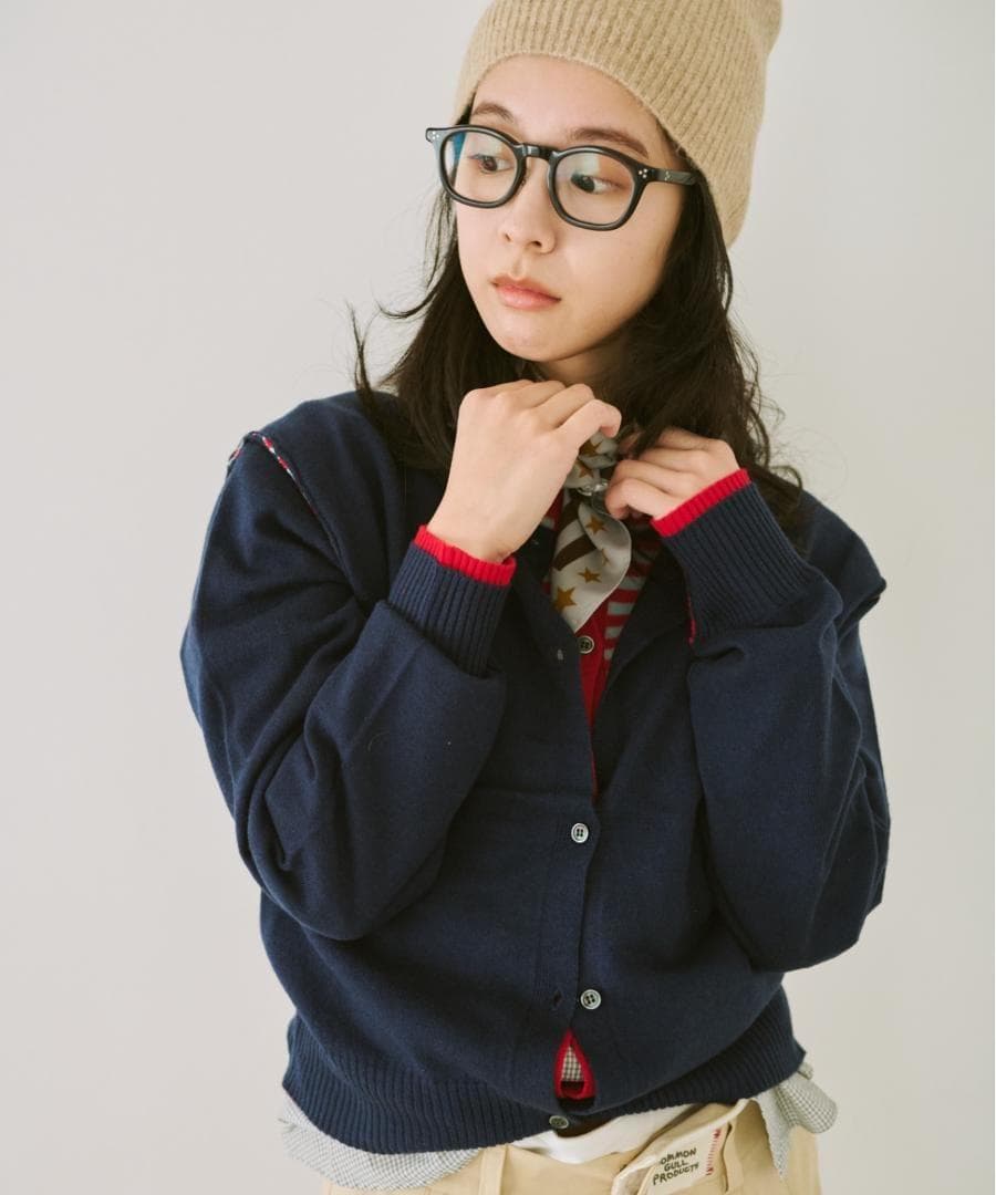 新品 common gull products. 2つで1つのカーディガン、芽心