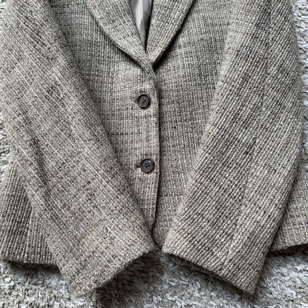 theory luxe ツイードジャケット 日本製 38 M 通勤 フォーマル