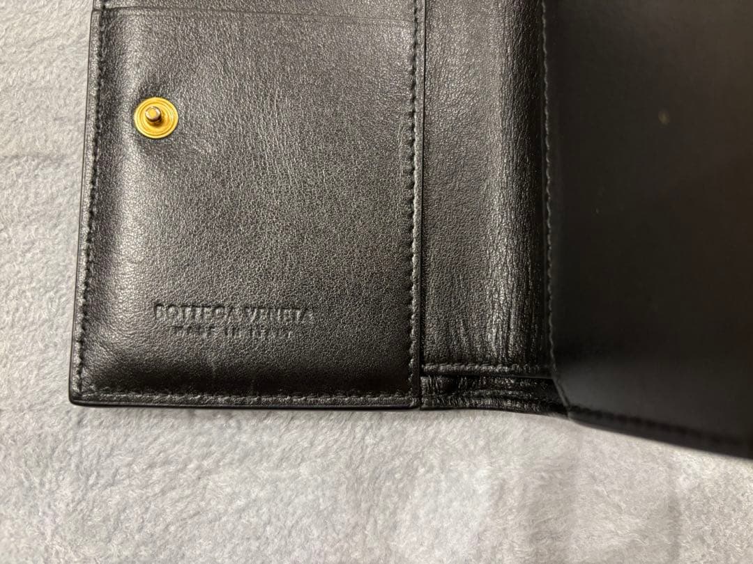 BOTTEGA VENETA カセット スモール 二つ折りウォレット　ブラッグ