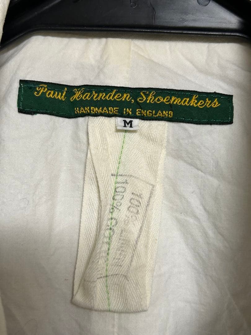 初期　ポールハーデン Paul Harnden テーラード　ジャケット M 白