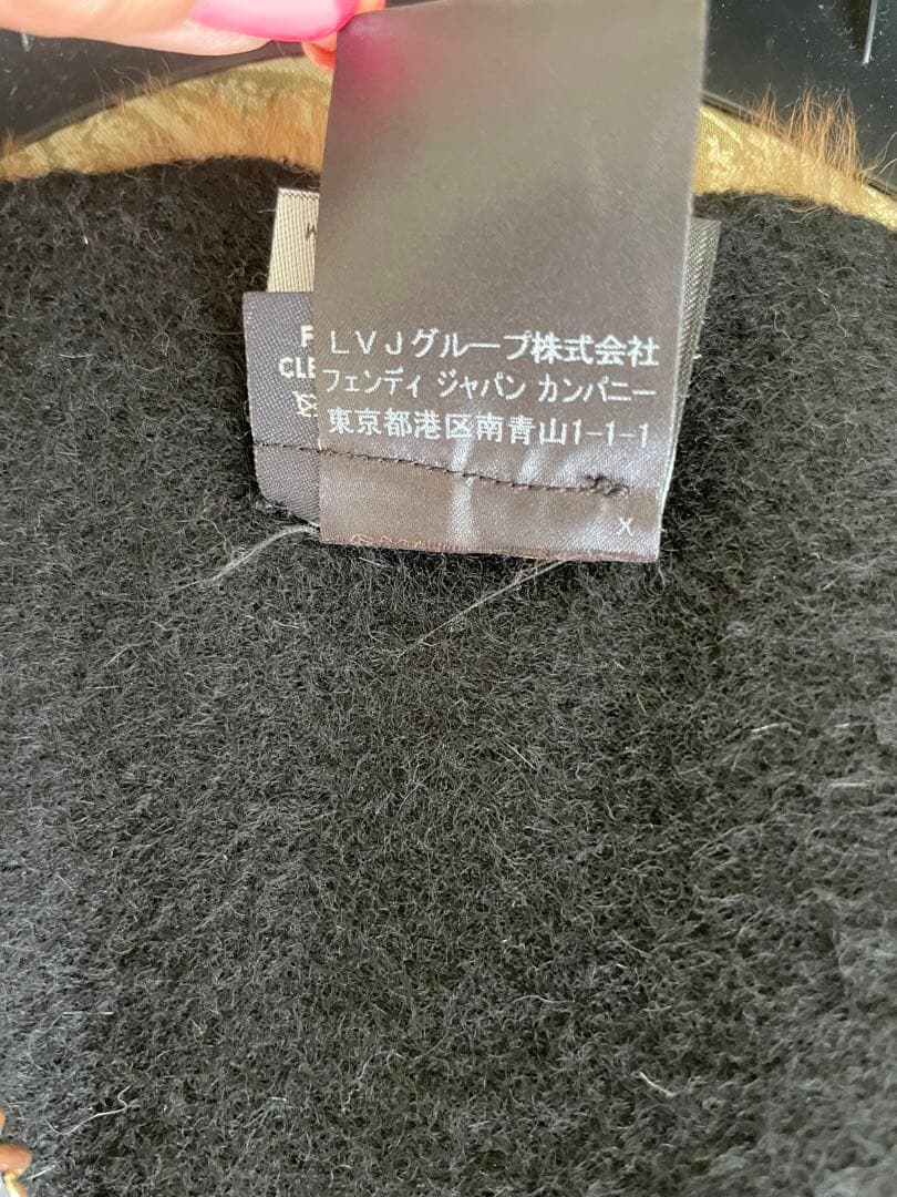 ✨FENDI✨ミンク&カシミヤ　レオパード柄✨キャンディストール