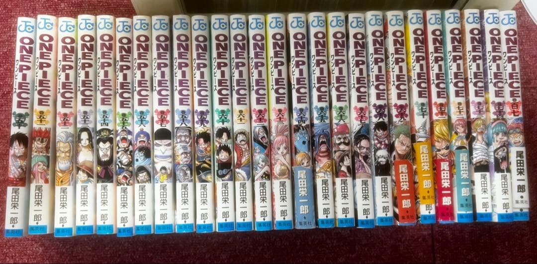 ONE PIECE 1～74巻＋107巻尾田栄一郎著