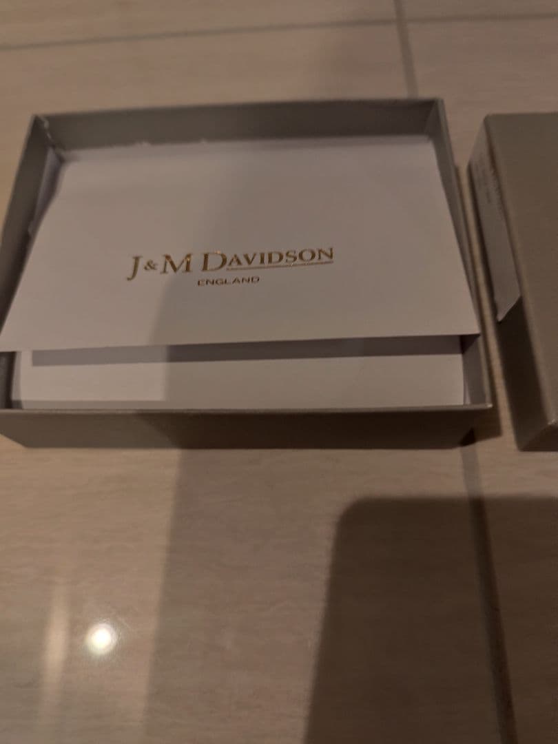 お値下げ　☆新品☆　J&M DAVIDSON ブラウン 二つ折り財布