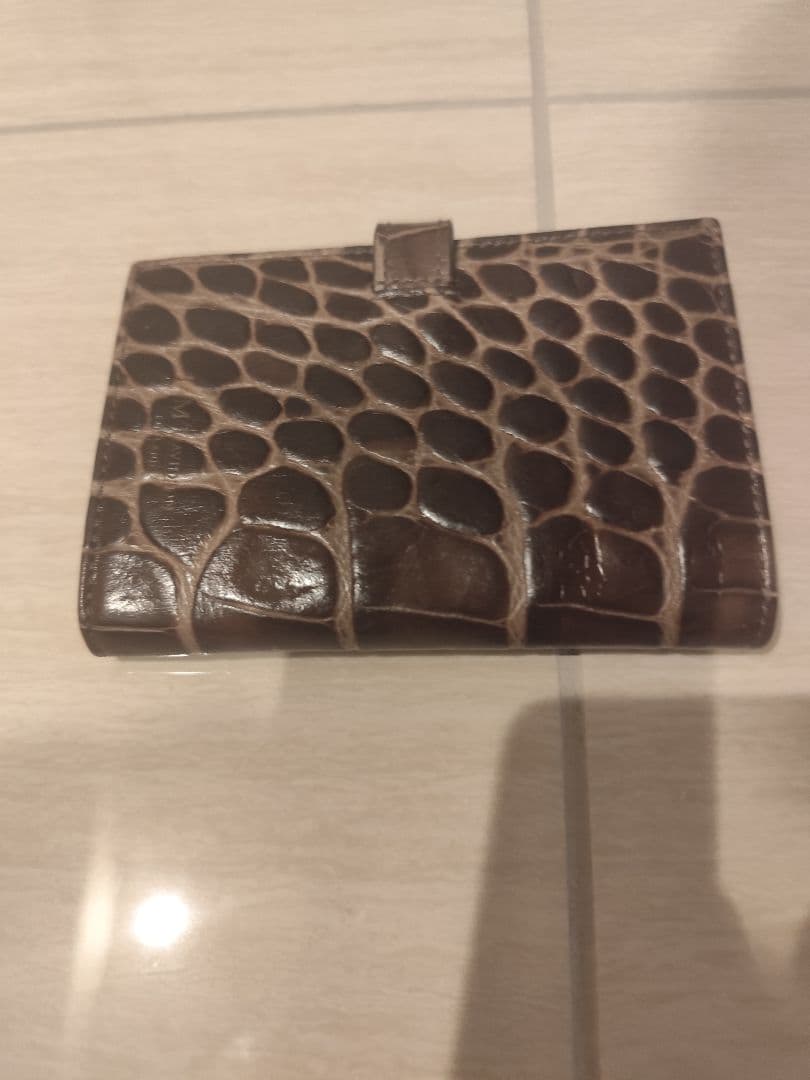 お値下げ　☆新品☆　J&M DAVIDSON ブラウン 二つ折り財布