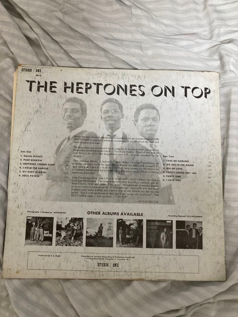 The Heptons / On Top アナログ　ジャマイカ　オリジナル希少