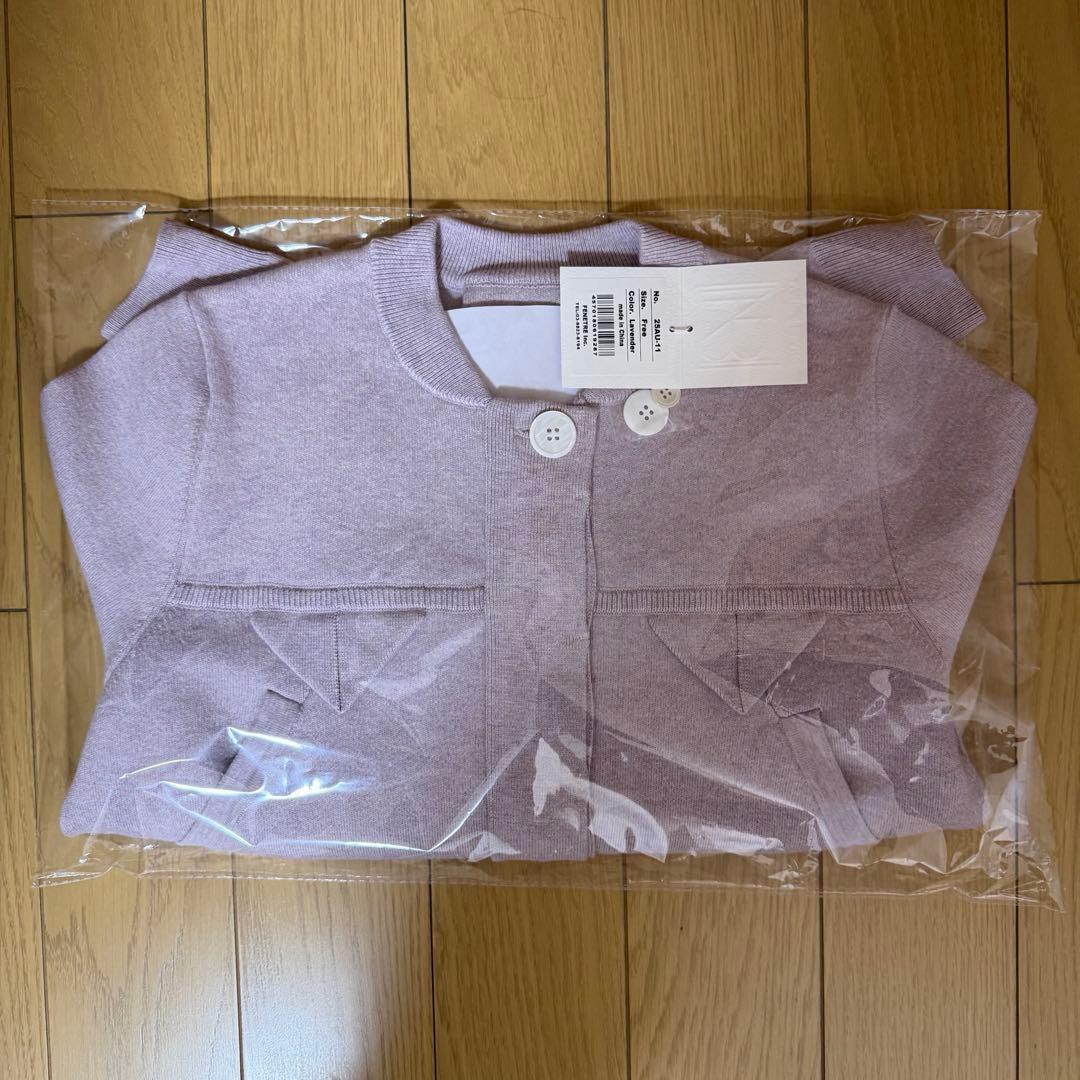 トップス L'AUBE BLANC CompactKnit CashmereBlouson