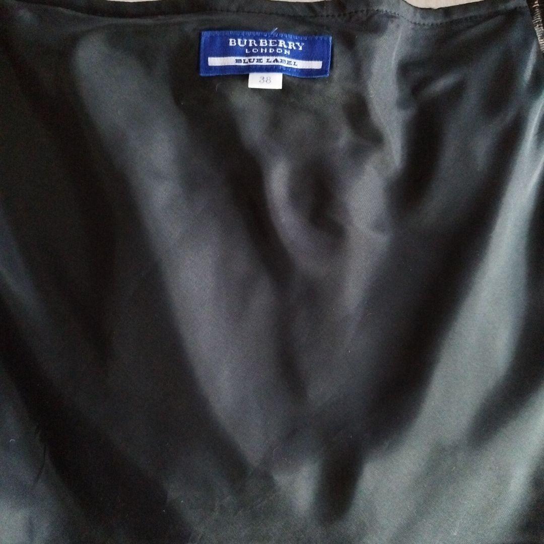 美品 BURBERRY BLUE LABEL フレアーワンピース 38
