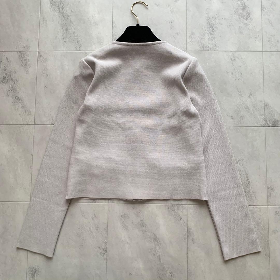 美品♡近年♡フォクシー アーバンスタンダード ニットジャケット 38 ベージュ