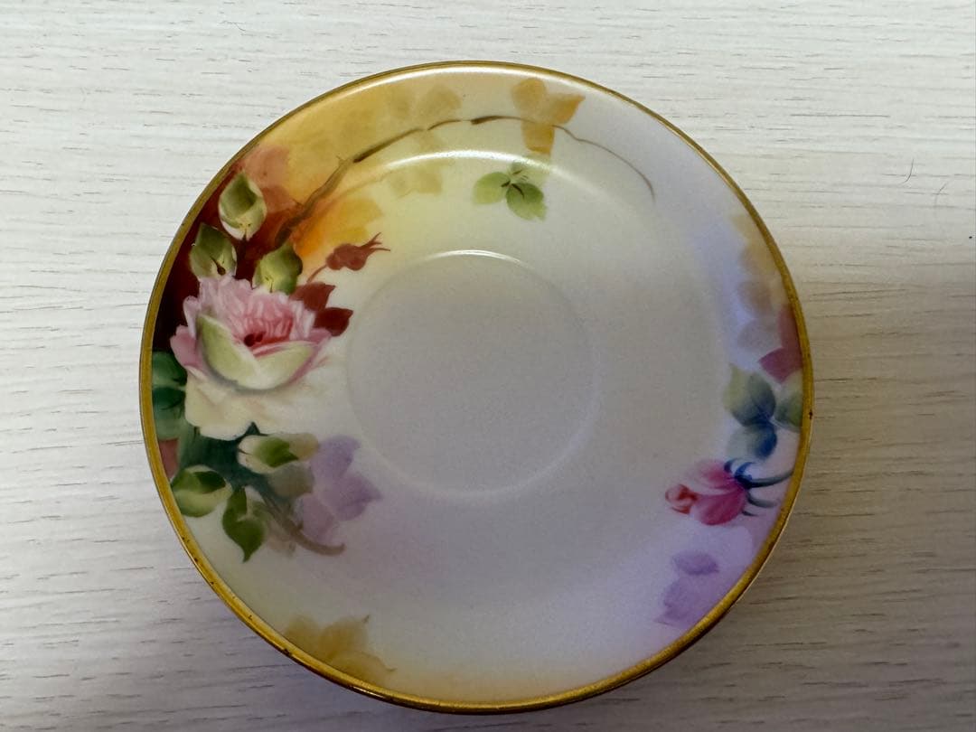 オールドノリタケ Hand Painted NIPPON デミタスカップソーサー