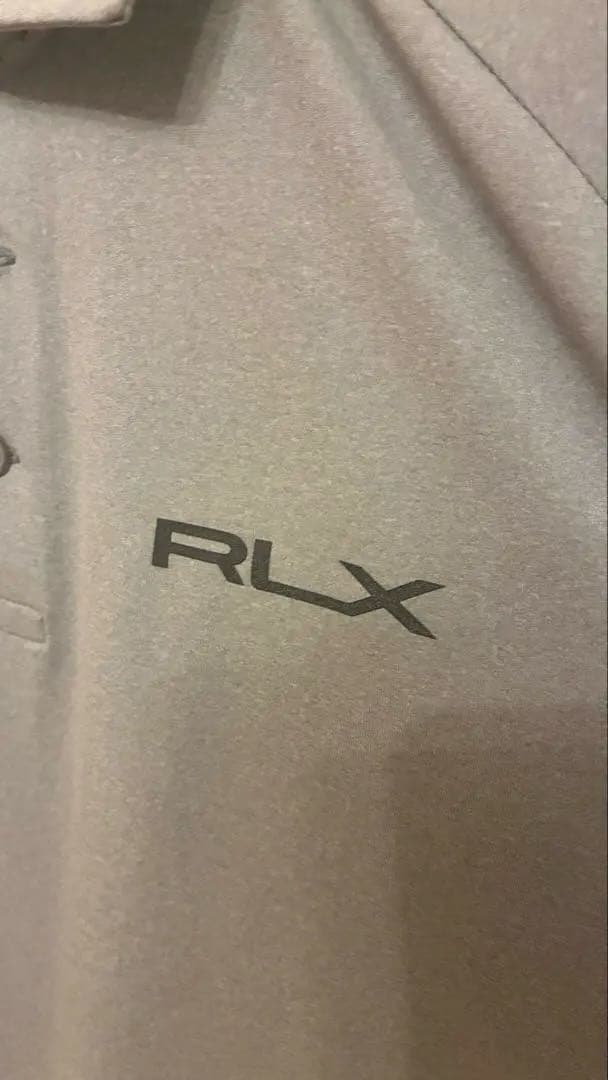 RLX RALPH LAUREN ポロシャツ Mサイズ グレー