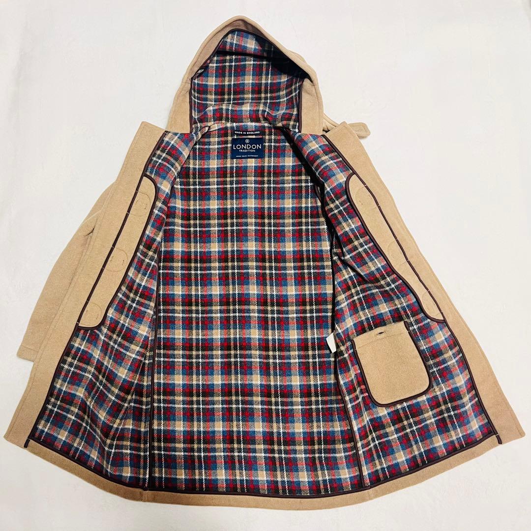 【美品】ロンドントラディション ダッフルコート ブラウン系 サイズ40 メンズ