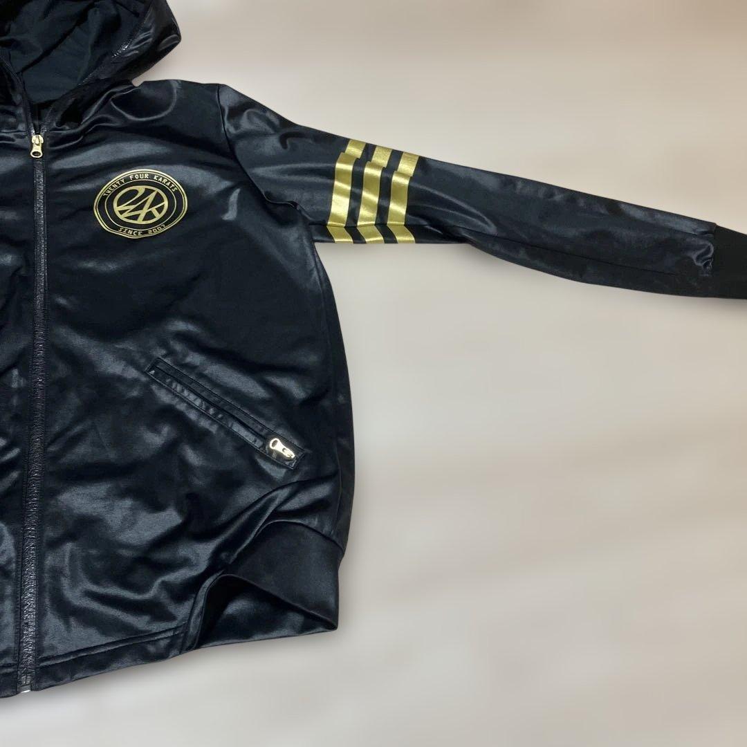 アディダス 24karats コラボ　セットアップ L ブラック