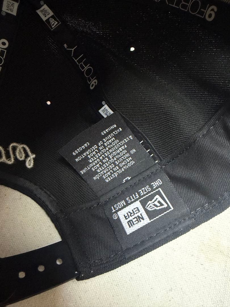 メンズウェア MALBON X NEW ERA FORTY A-FRAME M SCRIPT