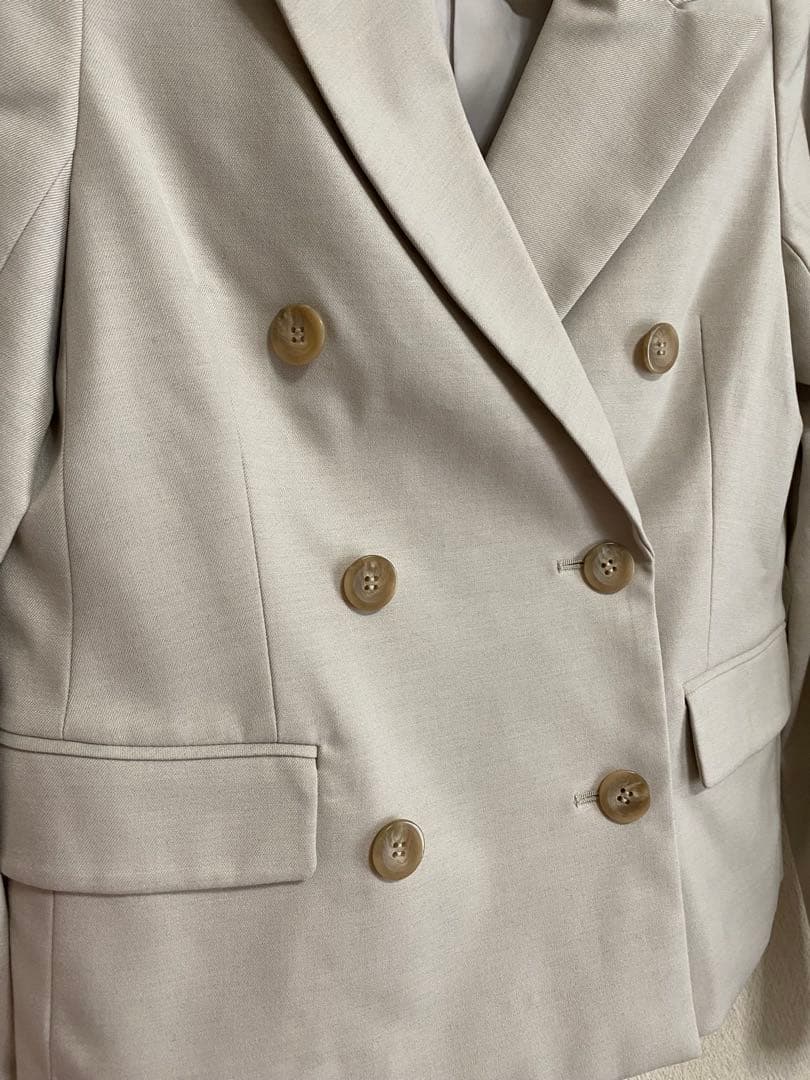 【最終価格/美品】SNIDEL Sustainableダブルジャケット