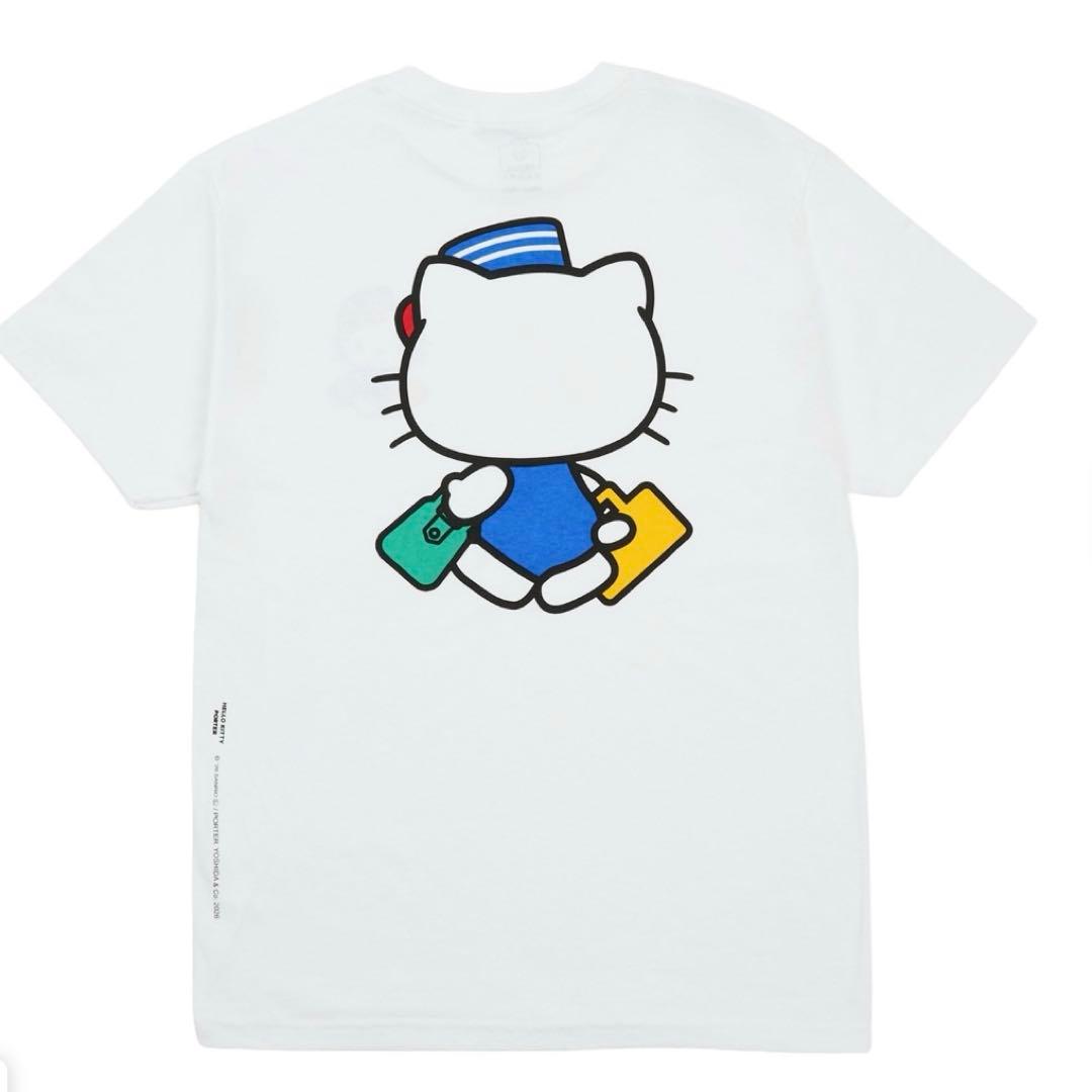 新品未開封　PORTER x HELLO KITTY Tee \"White\"