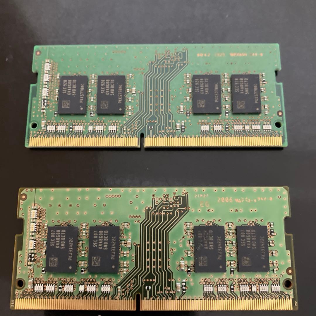 【動作確認済】Samsung DDR4 8GB 2666MHz メモリ
