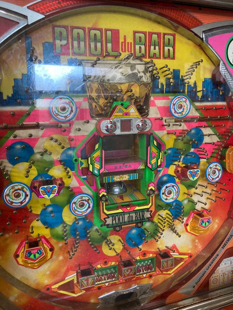 ジャンク品　パチンコ台　POOL du BAR