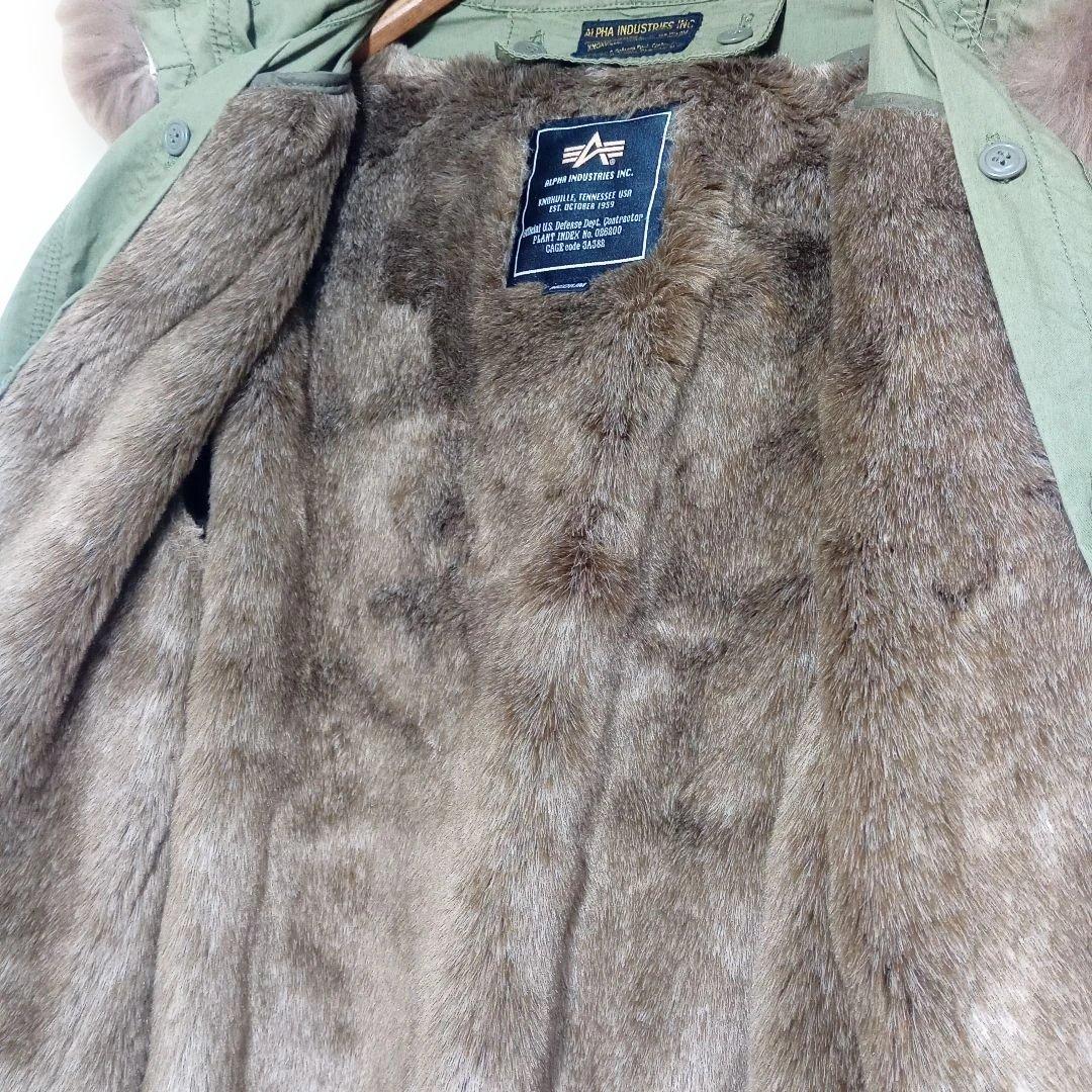 モッズコート Y2K ALPHA INDUSTRIES m-51 軍カーキM