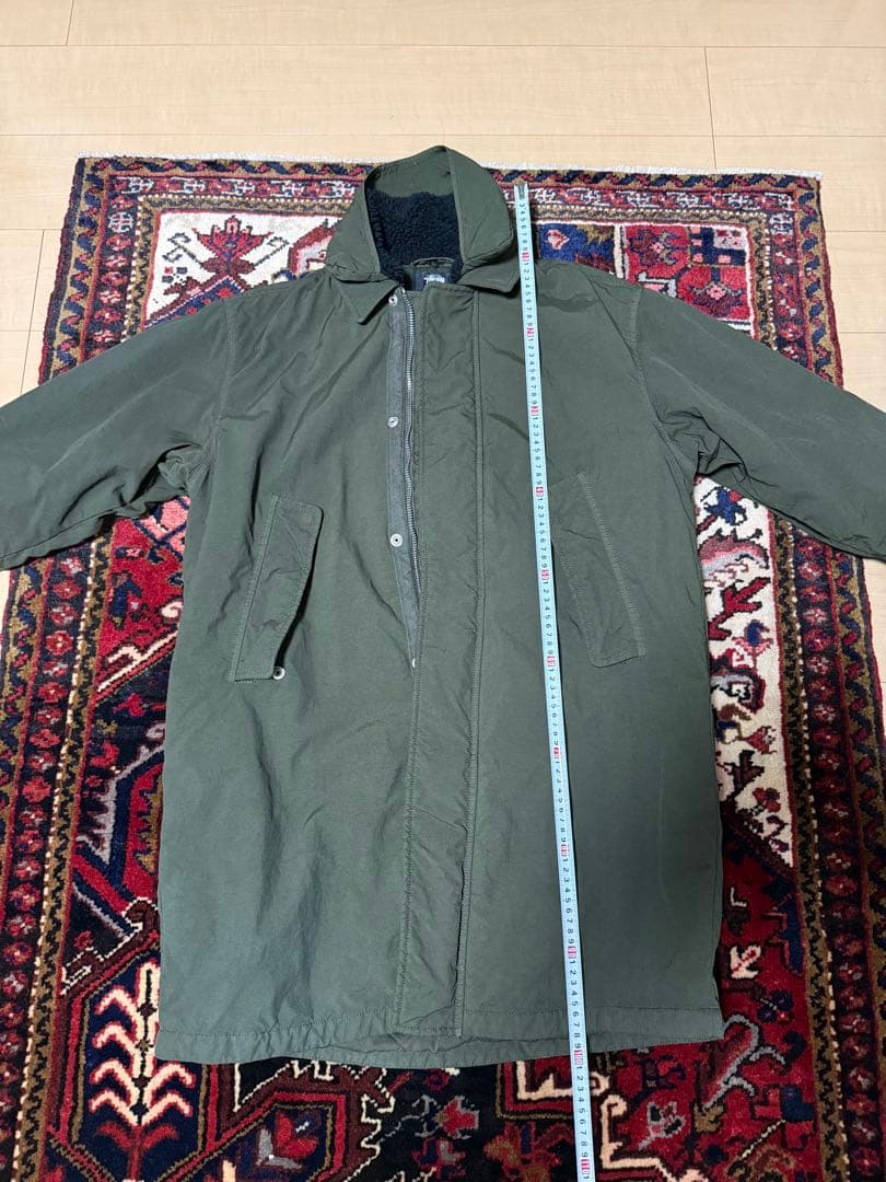 STUSSY LONG INSULATED COAT ナイロンロングコート