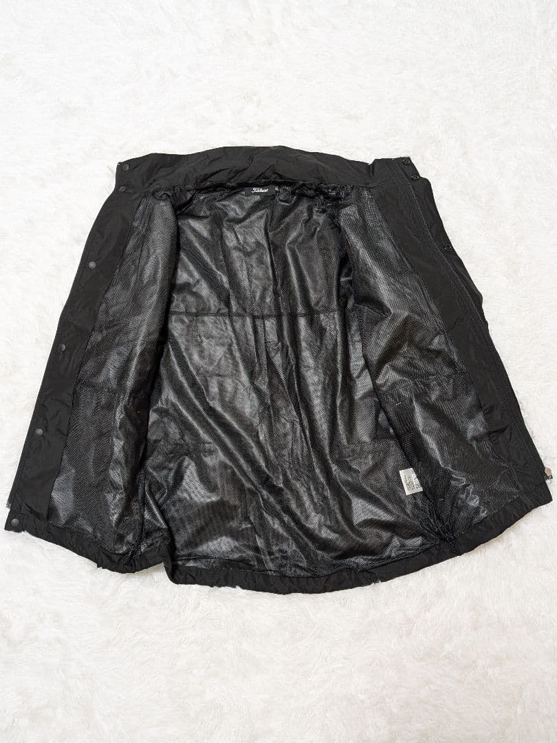 タイトリスト レインウェア セットアップ XL 黒 ブラック