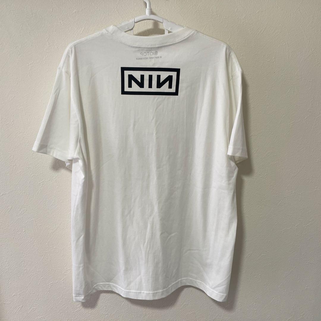 ス*ヨ様 ナインインチネイルズ NINE INCH NAILS Tシャツ ホワイ
