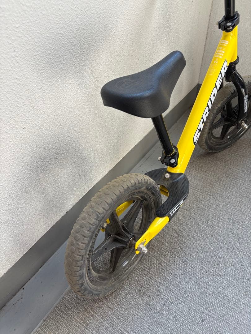 STRIDER キッズバランスバイク イエロー 12インチ