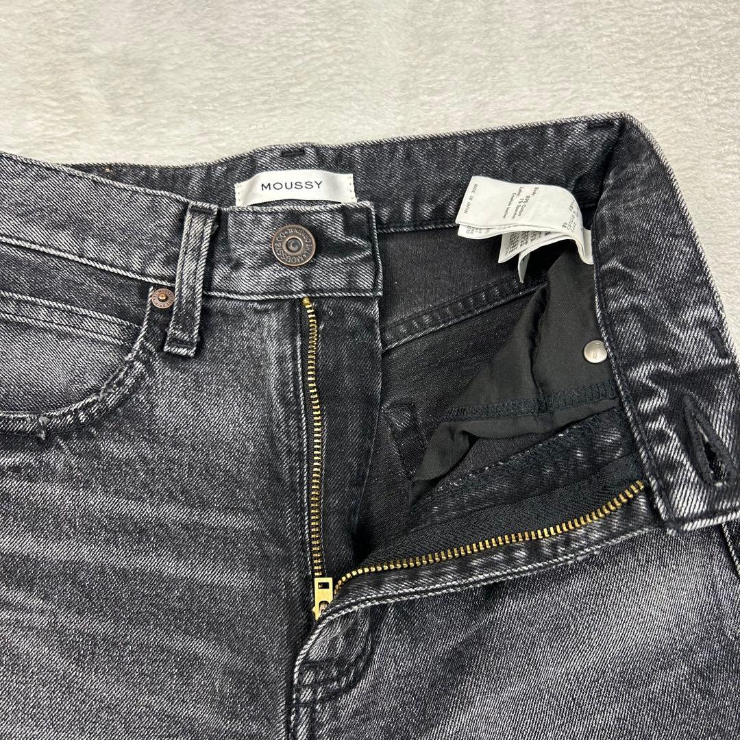 人気モデル♡MOUSSY MVS BLACK FLARE DENIM PANTS