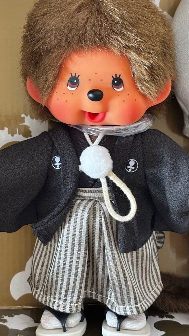 モンチッチ 男の子と女の子　和装ウエディングセット