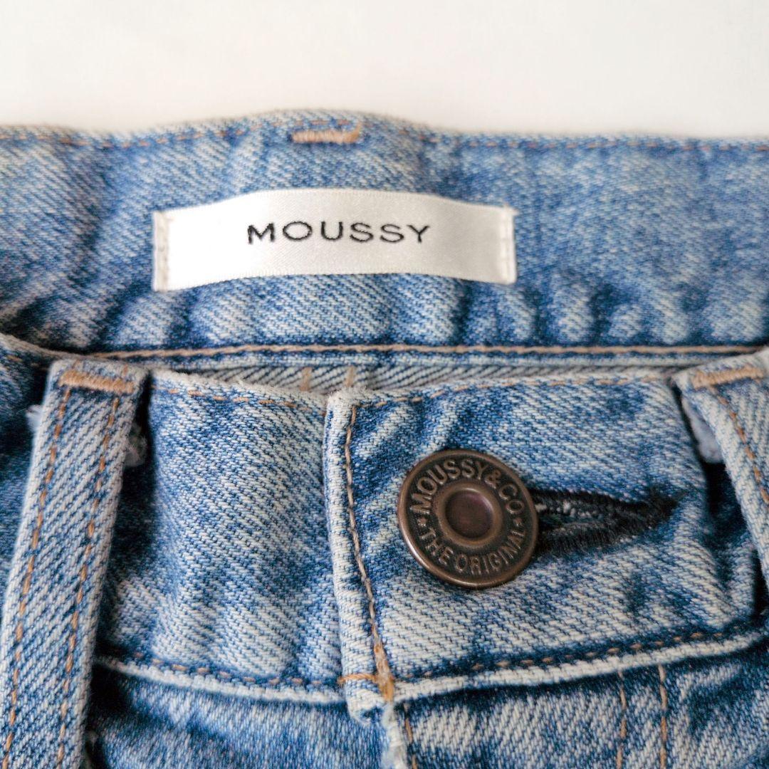 moussy マウジー MVS フレアジーンズ デニムパンツ 25 ブルー 美脚