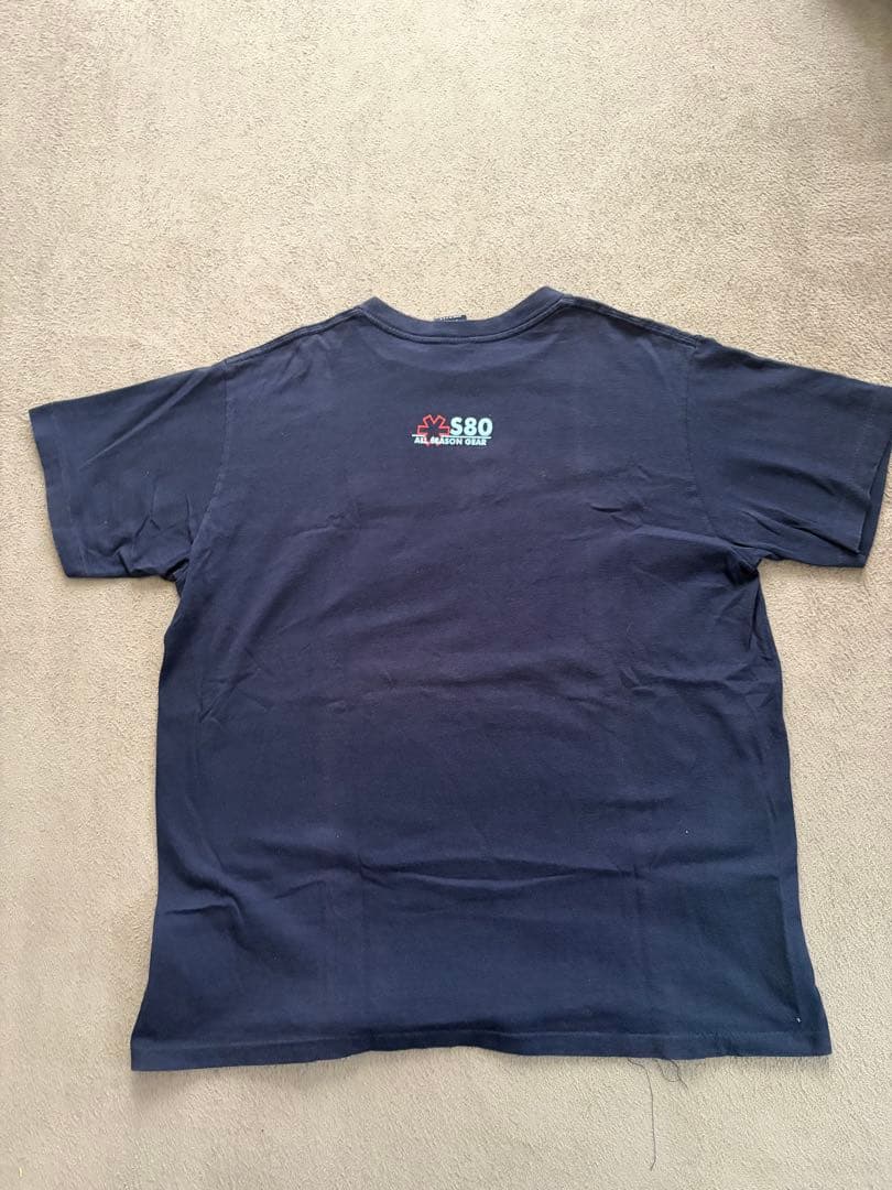 old stussy 90s usa製　tシャツ　ネイビー　紺タグ