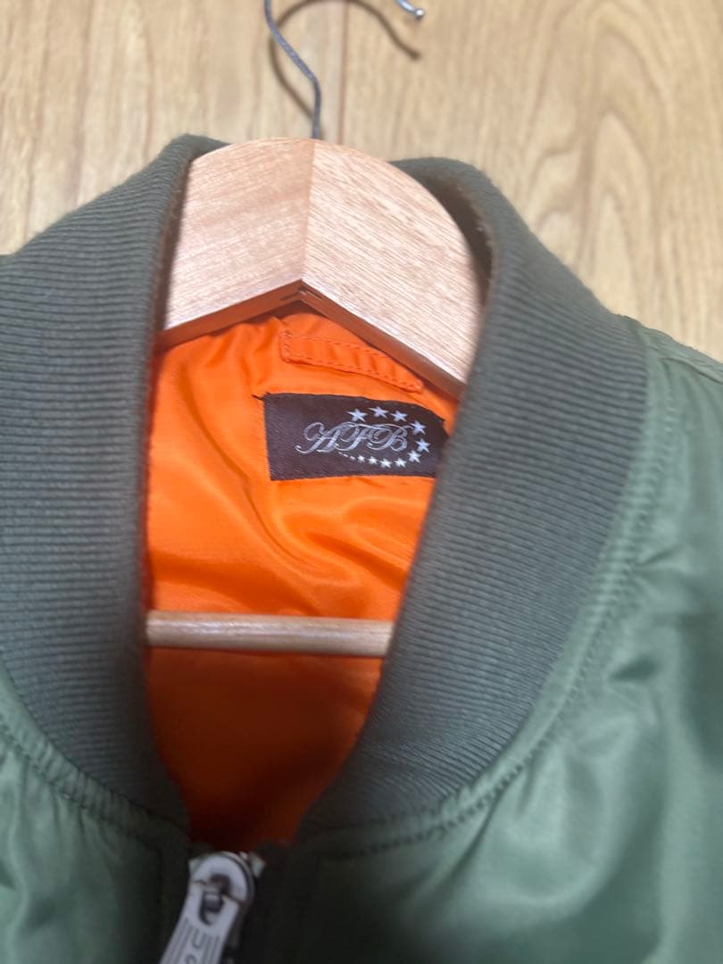 AFB afb FOSTEX GARMENTS ボンバージャケットF.M.C.D
