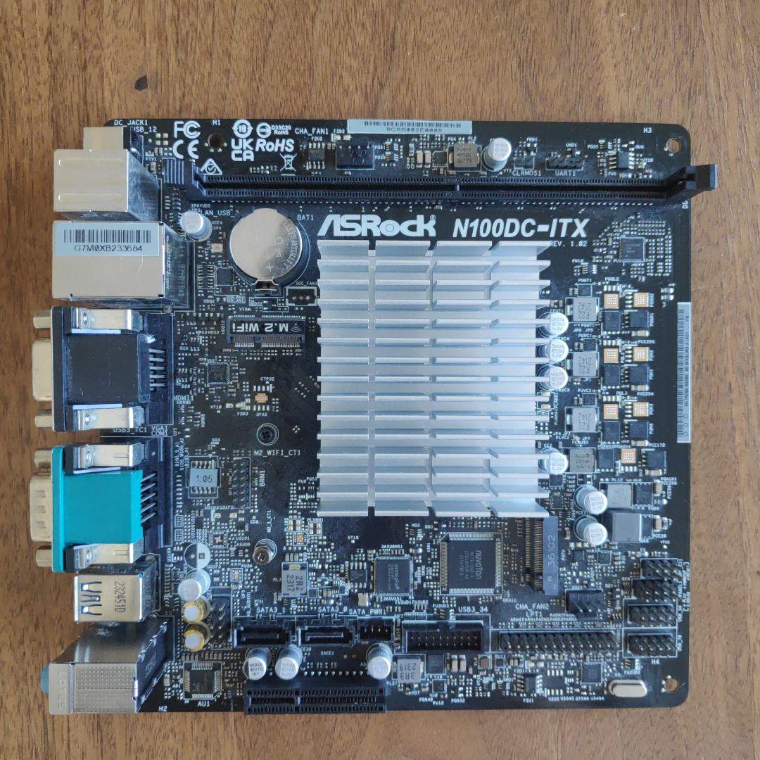 ASRock N100DC-ITX マザーボード