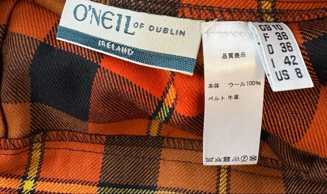 O’NEIL OF DUBLIN MALLEEK WAY ロング キルトスカート