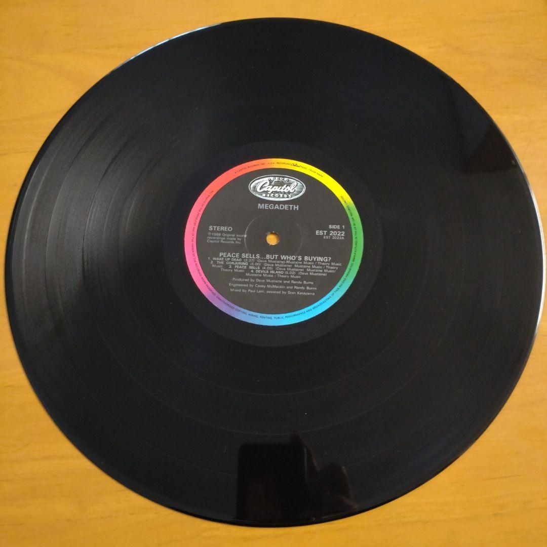 MEGADETH Peace Sells... LP レコード