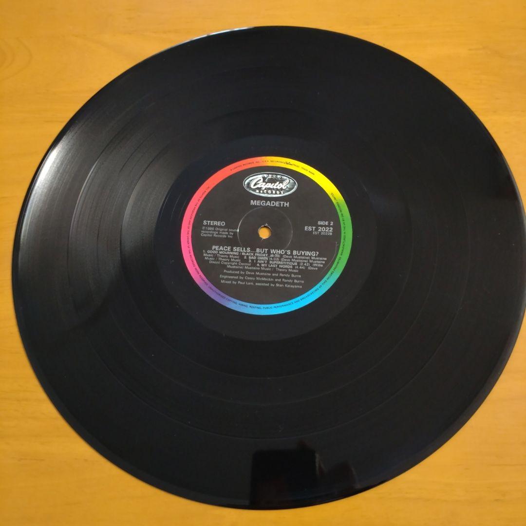 MEGADETH Peace Sells... LP レコード