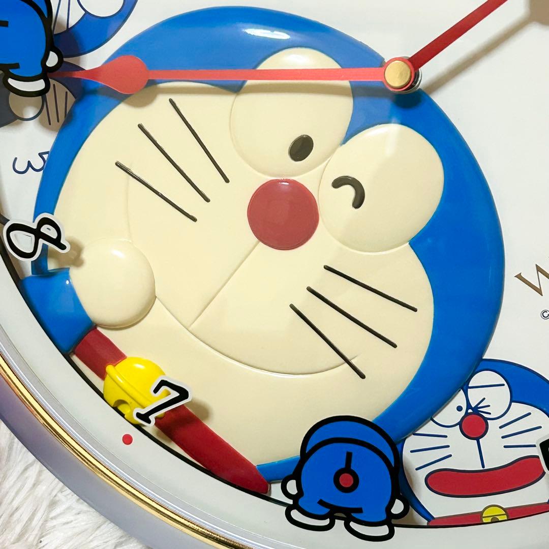 【レア】SEIKO 旧 ドラえもん メロディ4曲 アナログ 掛時計 藤子F不二雄