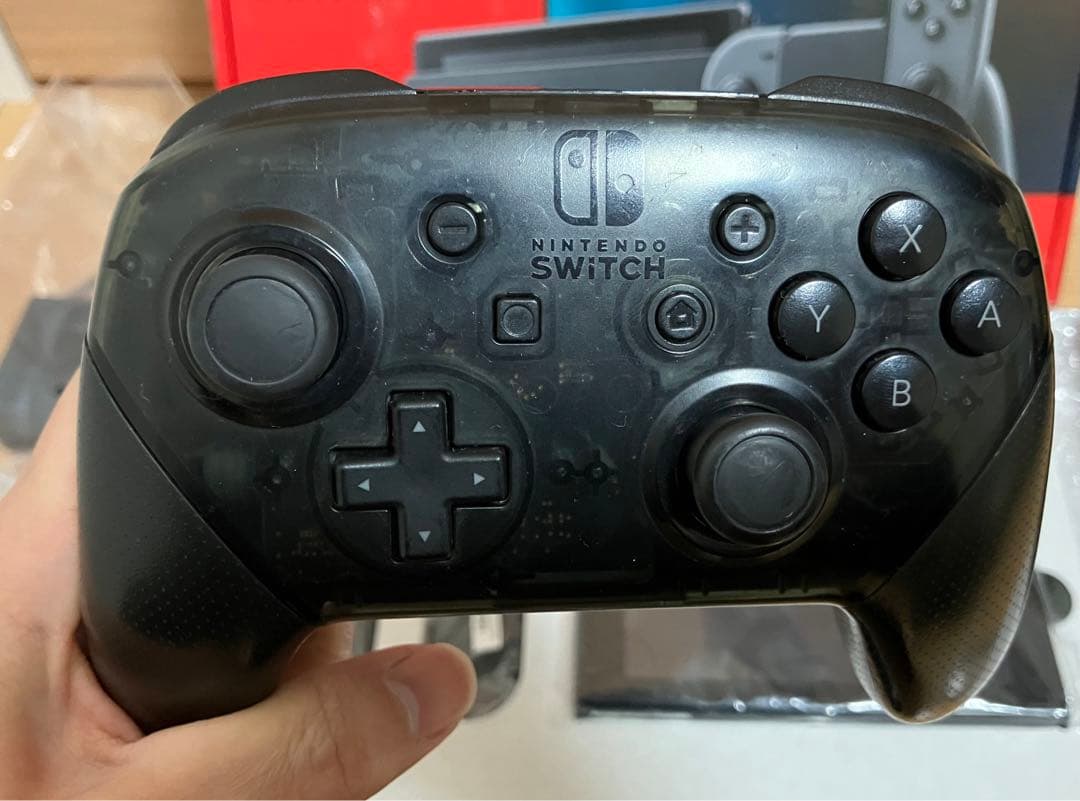 NINTENDO SWITCH 2021年製 バッテリー強化版 プロコン付 中古