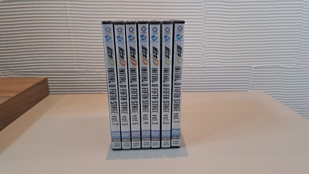 頭文字D 5th Stage DVD Vol.1〜7全巻セット