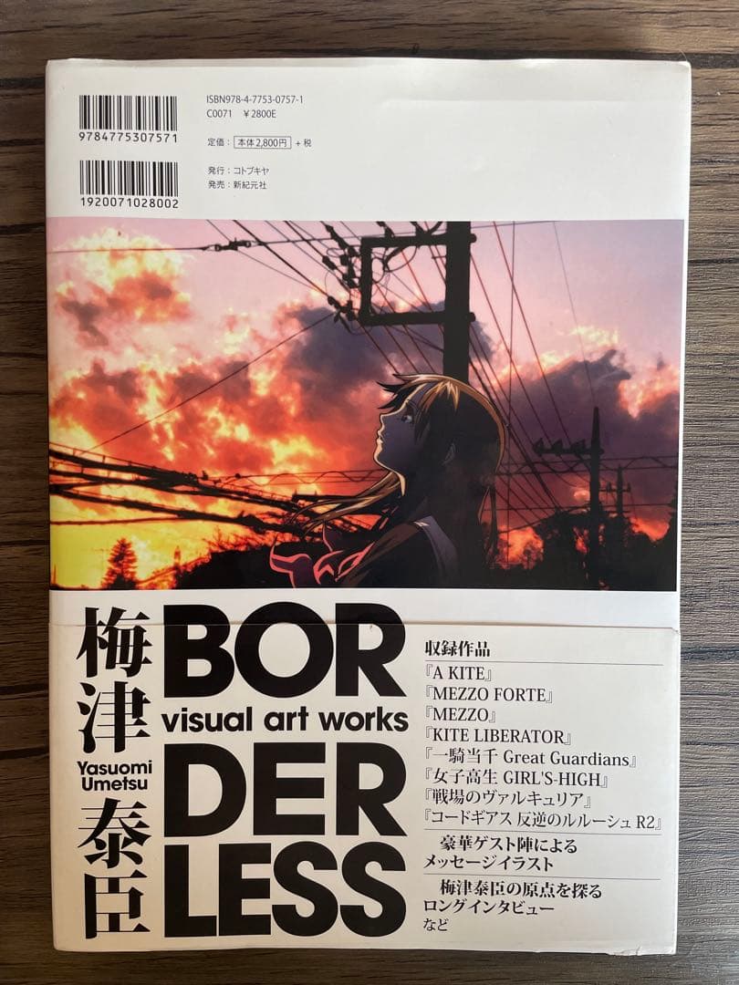 最安値　梅津泰臣 BORDERLESS visual art works