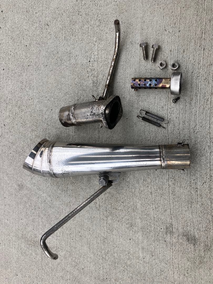 ジムニーjb23 社外メガホンマフラー　ステンレス　中古